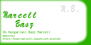 marcell basz business card